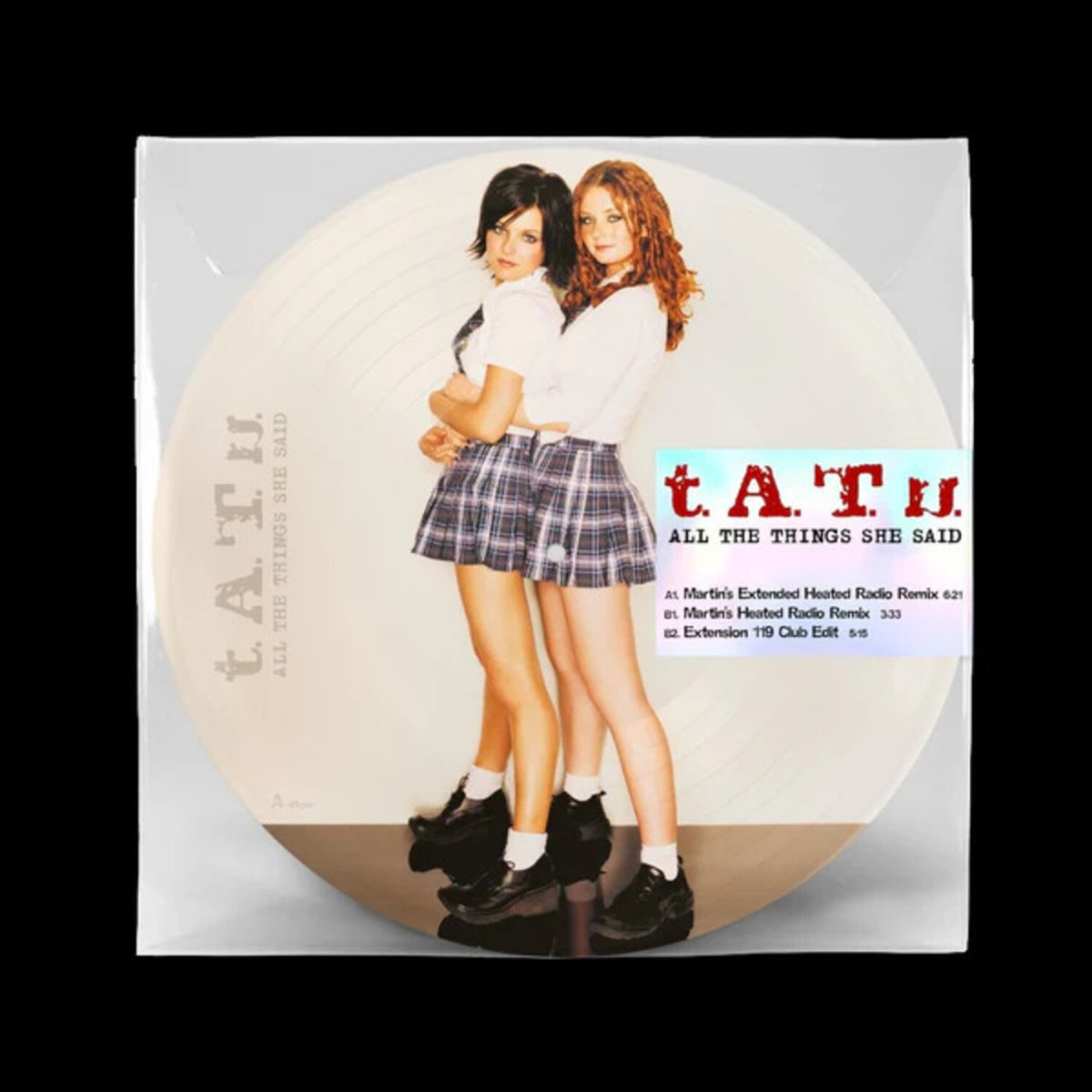 t.A.T.u. - All the Things She Said - Picture Disc 12 inch front cover