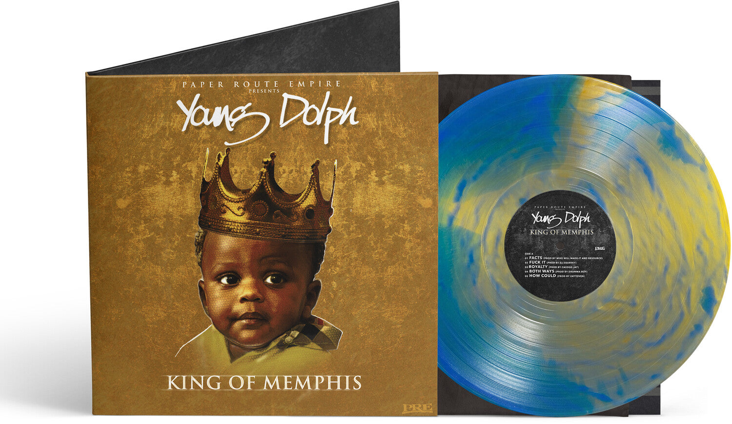 Young Dolph - King Of Memphis - LP front cover