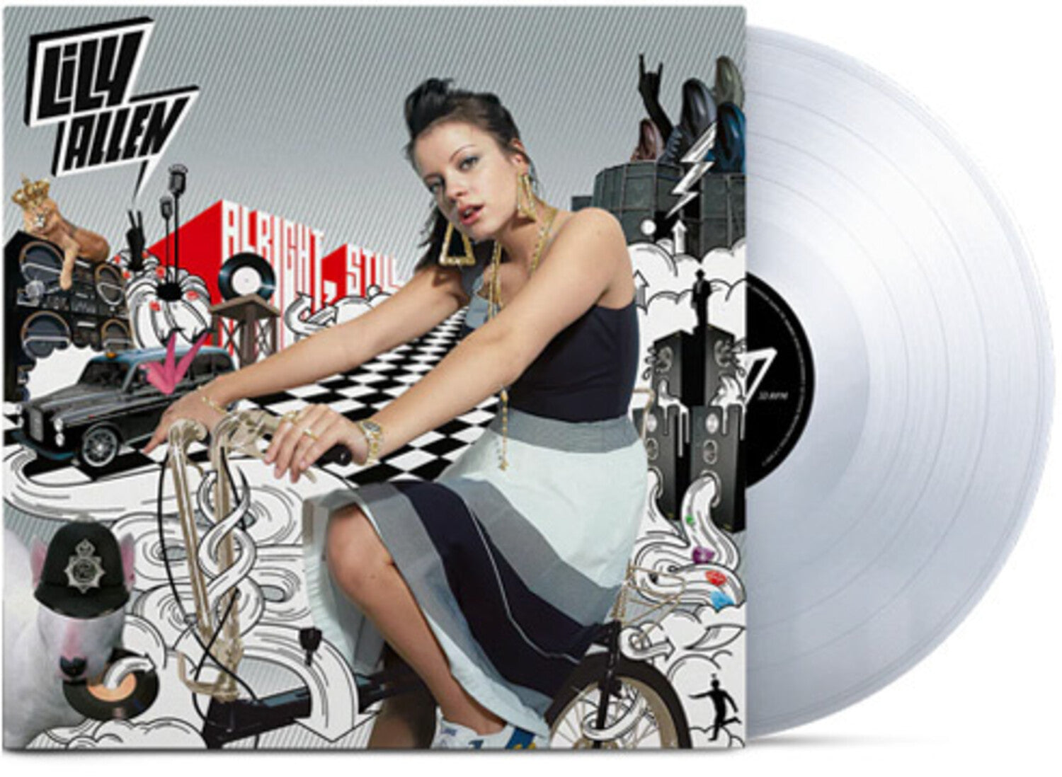 Lily Allen - Alright, Still LP front cover