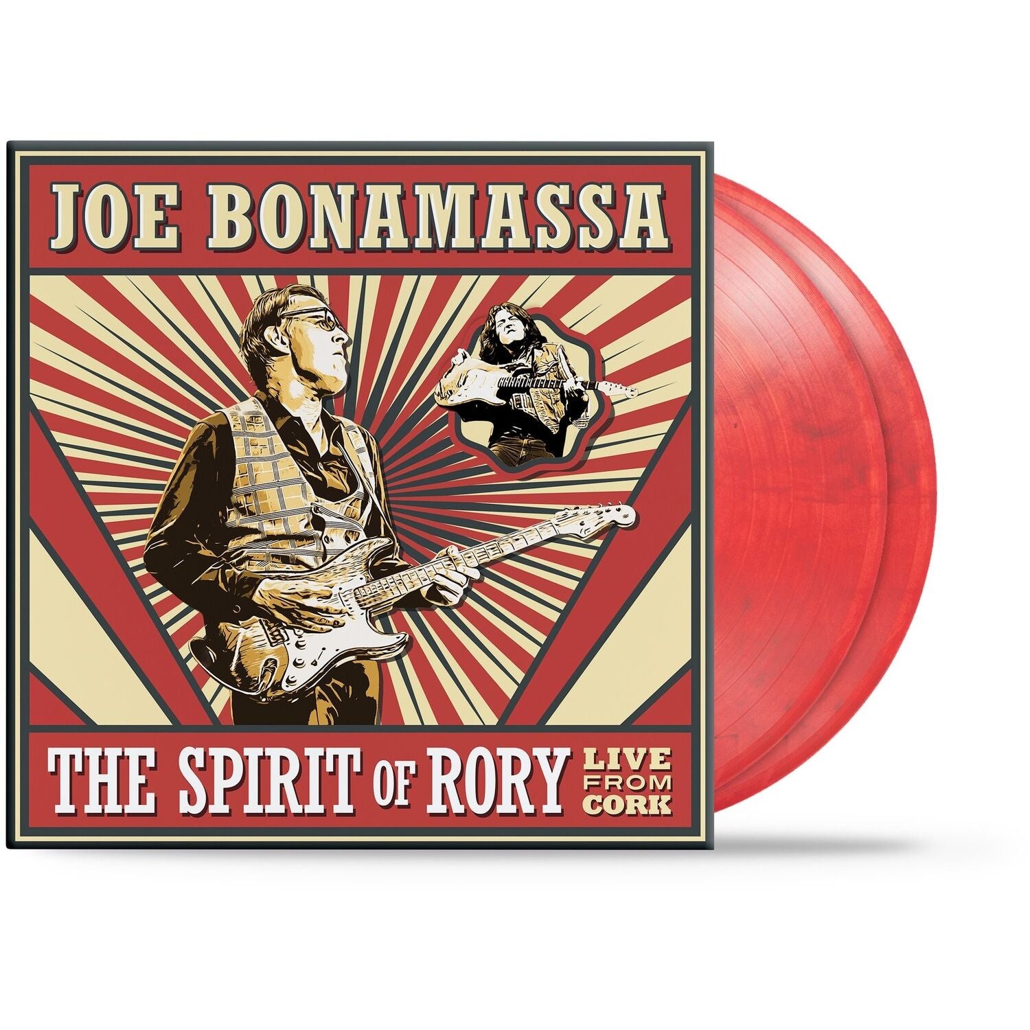 Joe Bonamassa - The Spirit of Rory: Live From Cork - Red/Black - cover