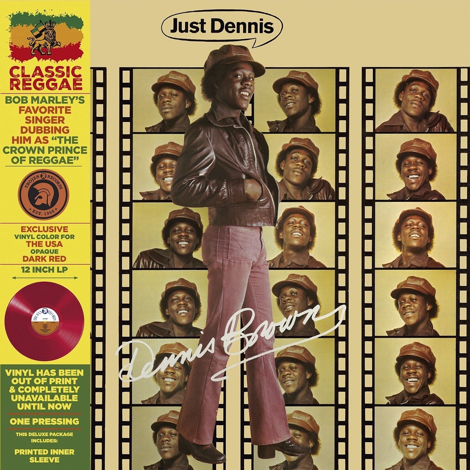 Dennis Brown - Just Friends - LP front cover
