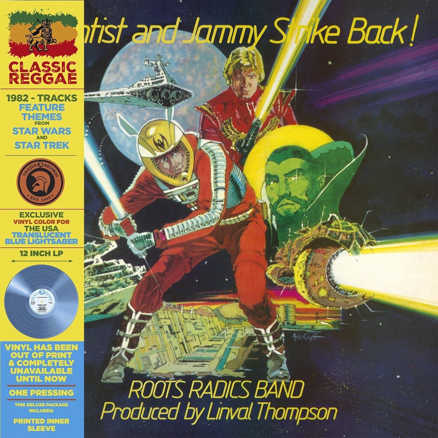 Roots Radics - Scientist & Jammy Strike Back! - LP front cover