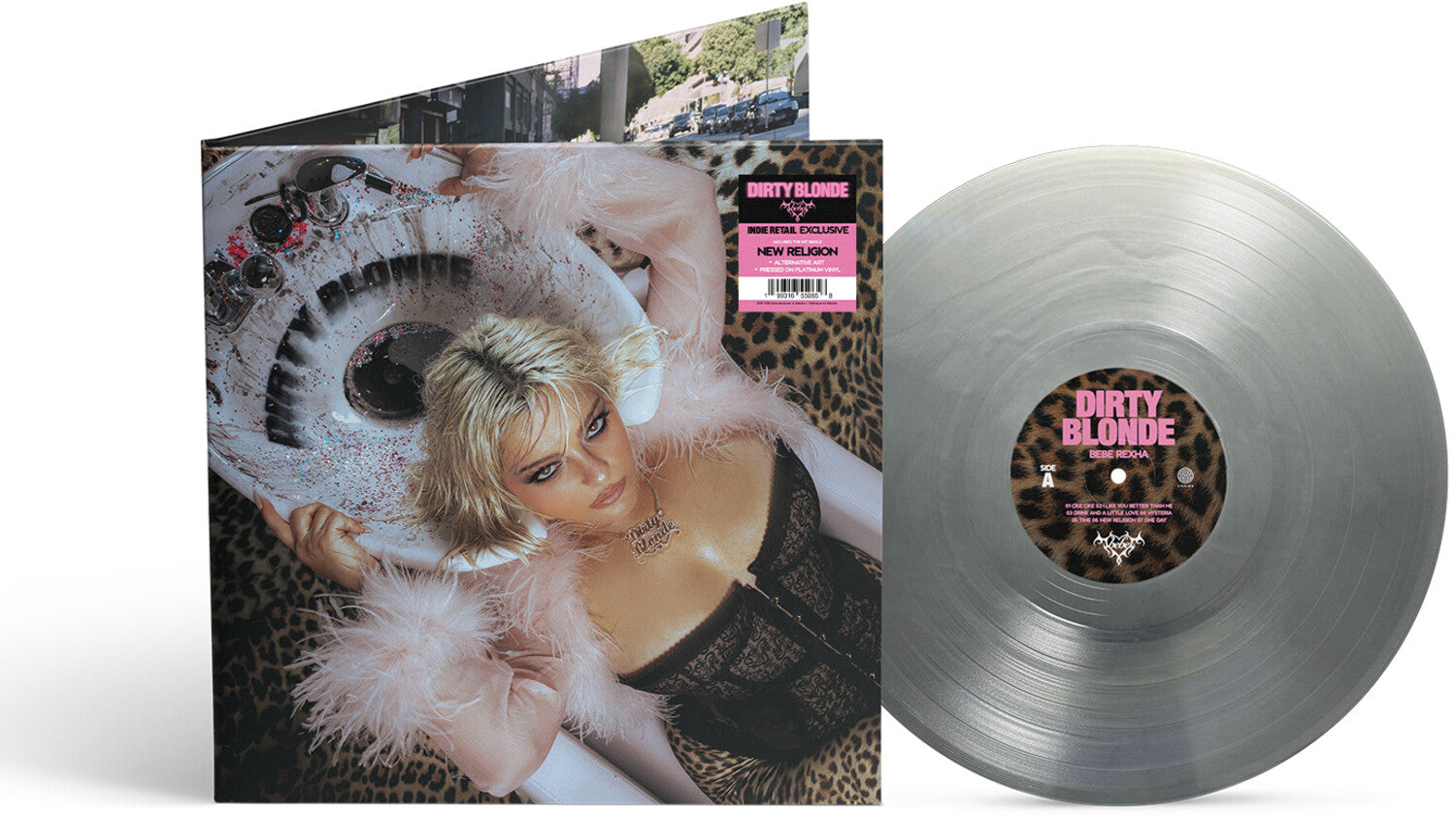 Bebe Rexha - Dirty Blonde - LP front cover