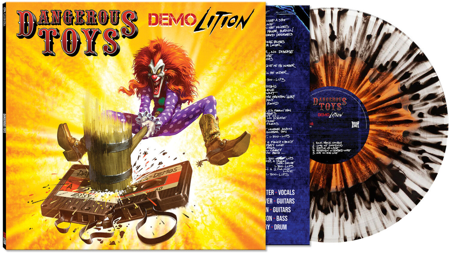 Dangerous Toys - Demolition - LP front cover