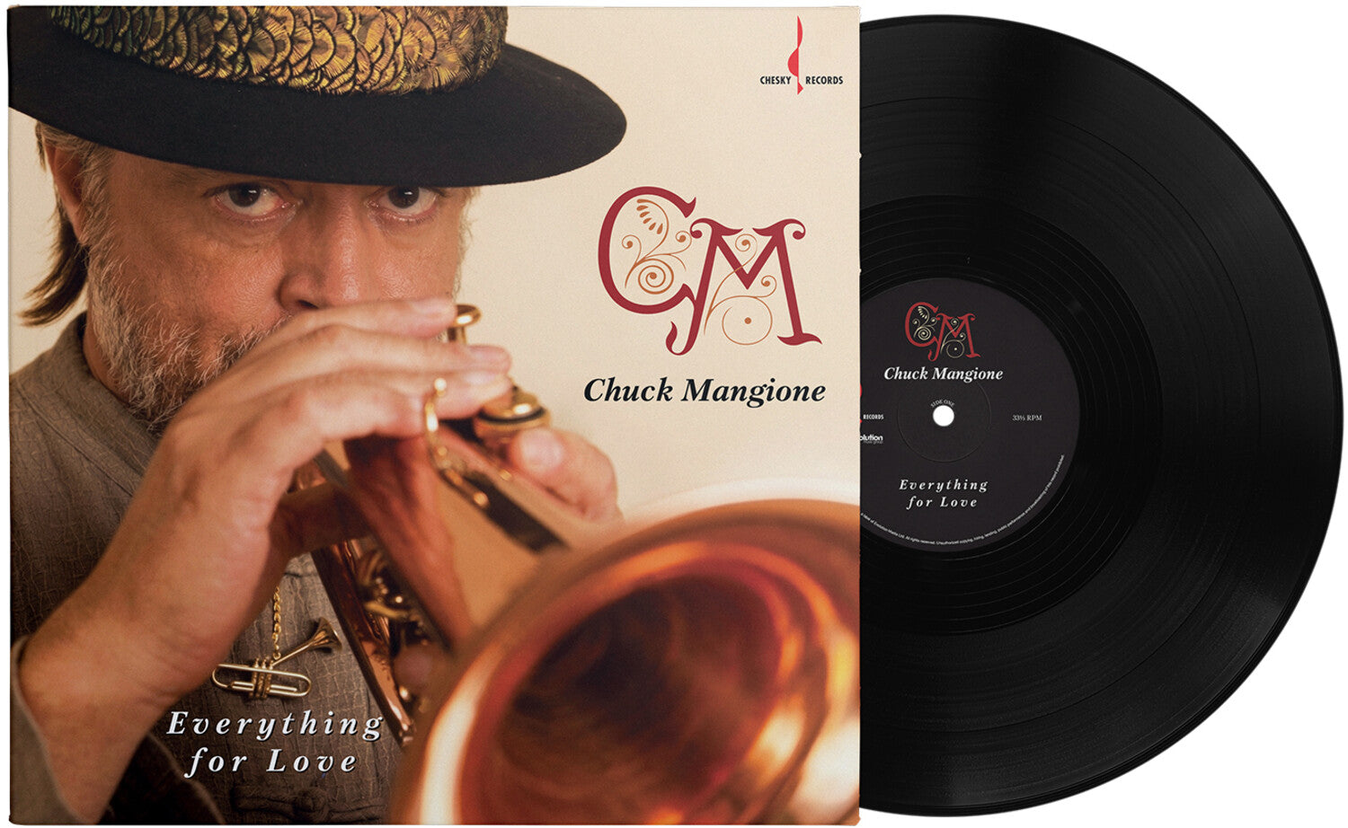 Chuck Mangione - Everything For Love - LP front cover