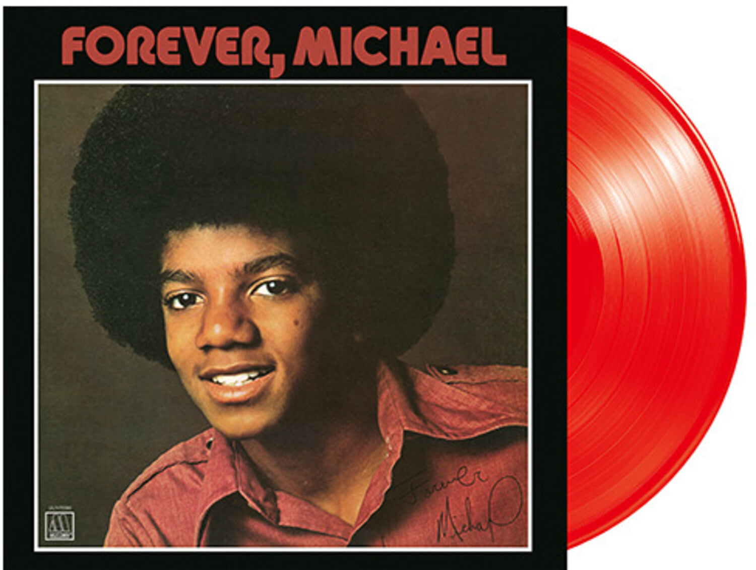 Michael Jackson - Forever, Michael - Clear Red LP