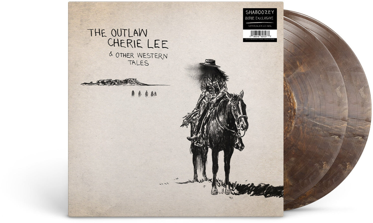Shaboozey - The Outlaw Cherie Lee & Other Western Tales - colored 2LP front cover