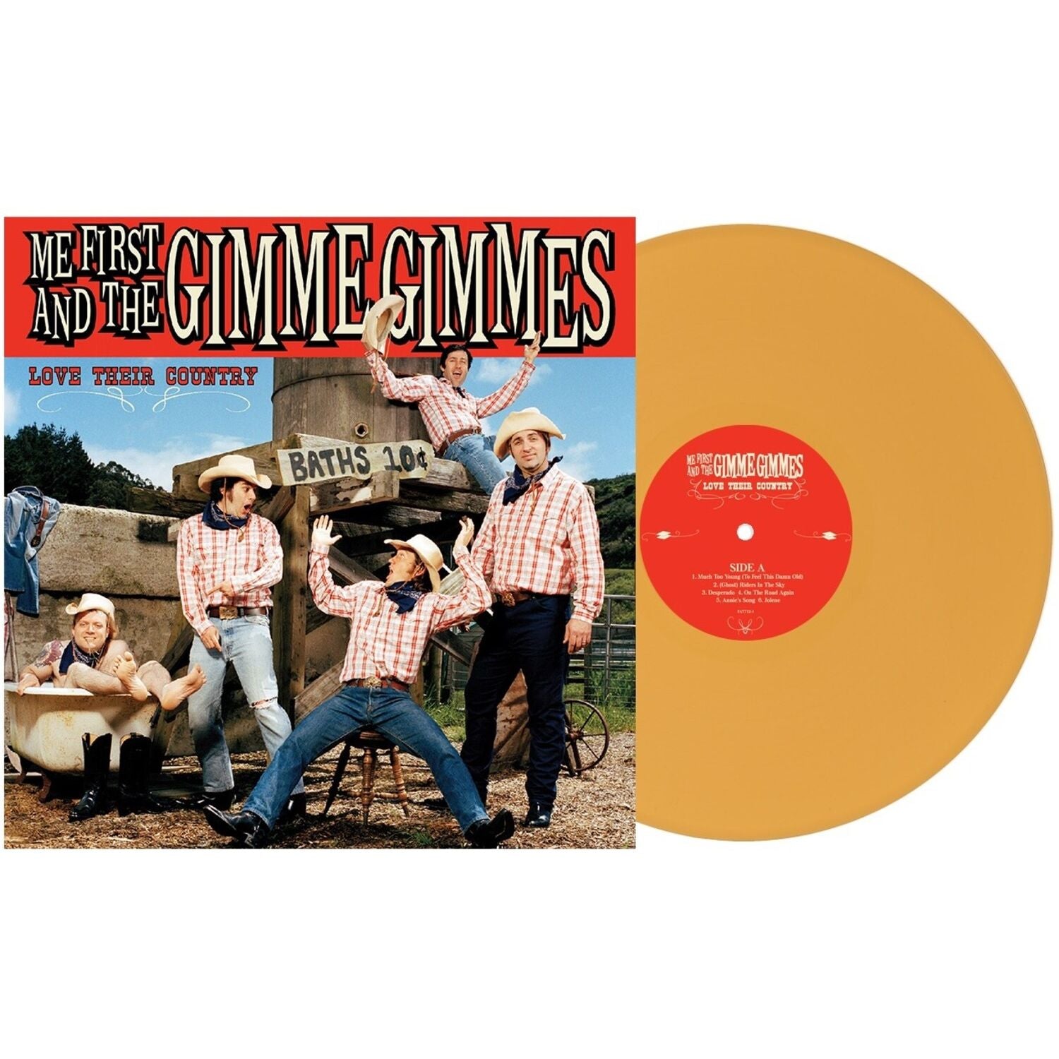 Me First and the Gimme Gimmes - Love Their Country album cover