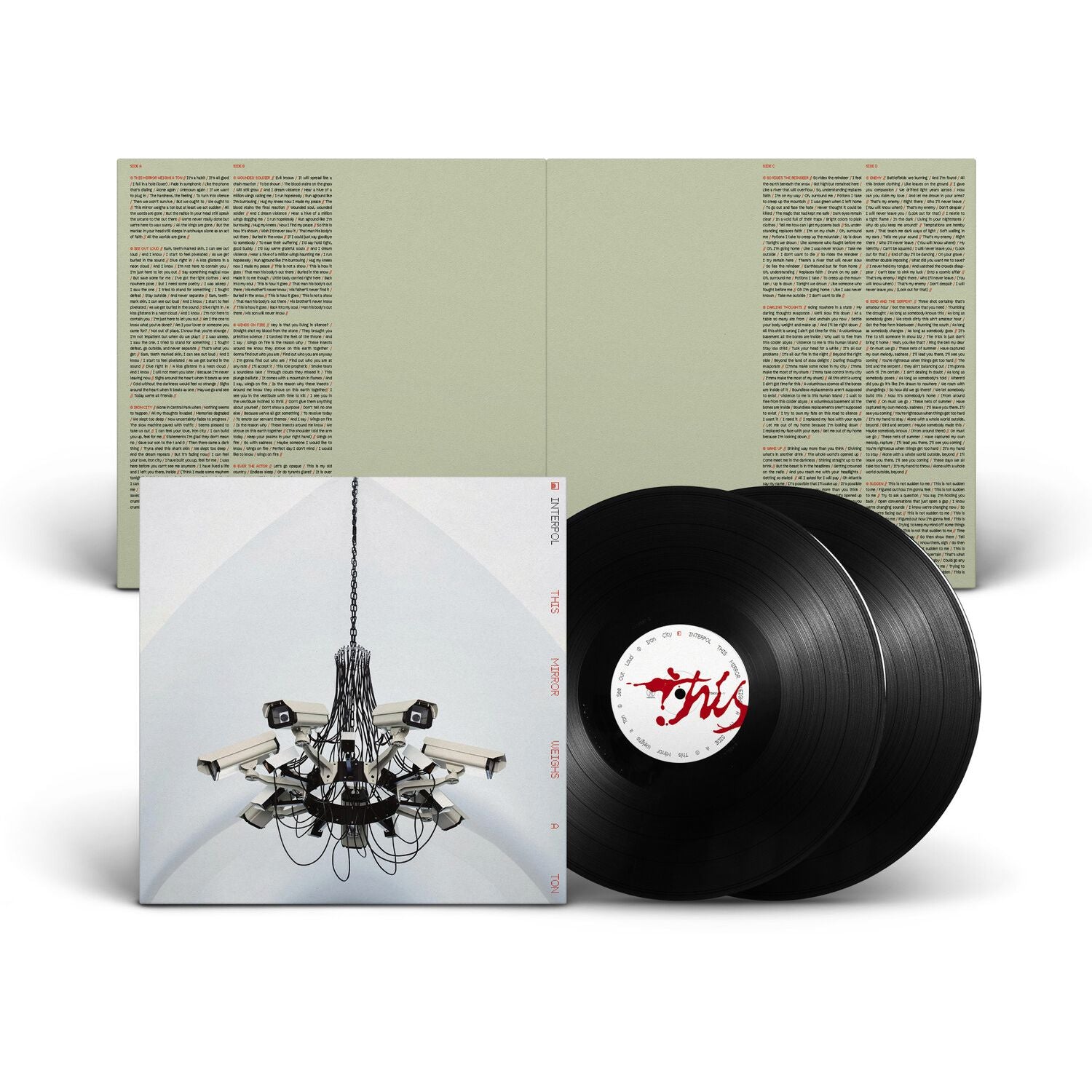 Interpol - This Mirror Weighs a Ton gatefold jacket with black vinyl