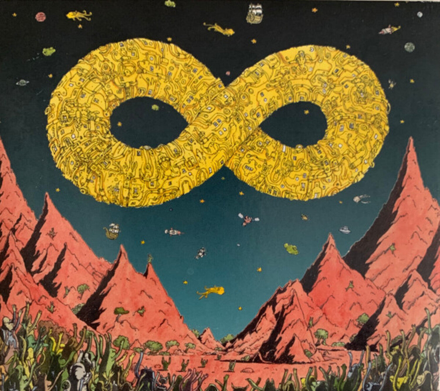 Dance Gavin Dance - Mothership 10th Anniversary - Blue Vinyl LP