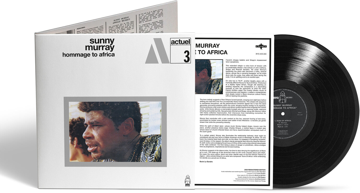 Sunny Murray - Hommage to Africa LP front cover
