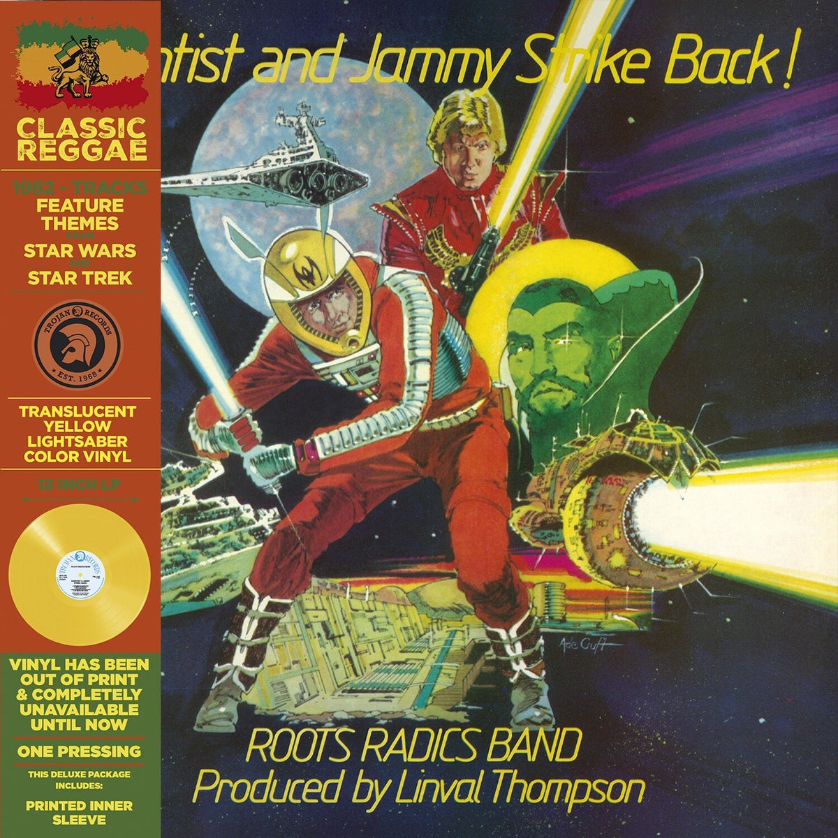 Roots Radics Band - Scientist & Jammy Strike Back (European Version) - Yellow LP