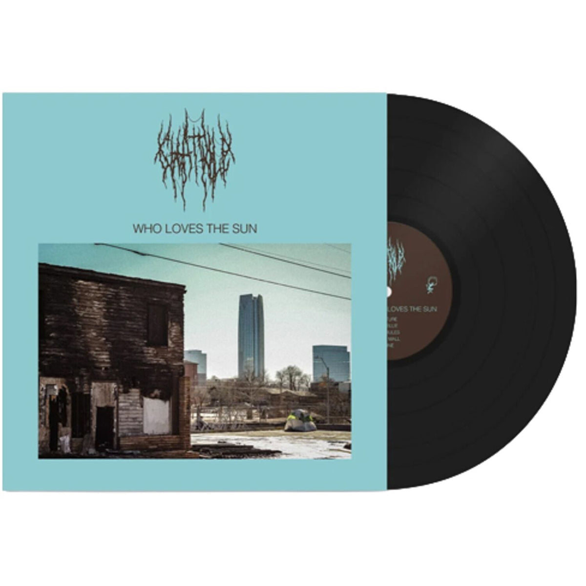 Chat Pile - Who Loves The Sun - LP jacket and black vinyl