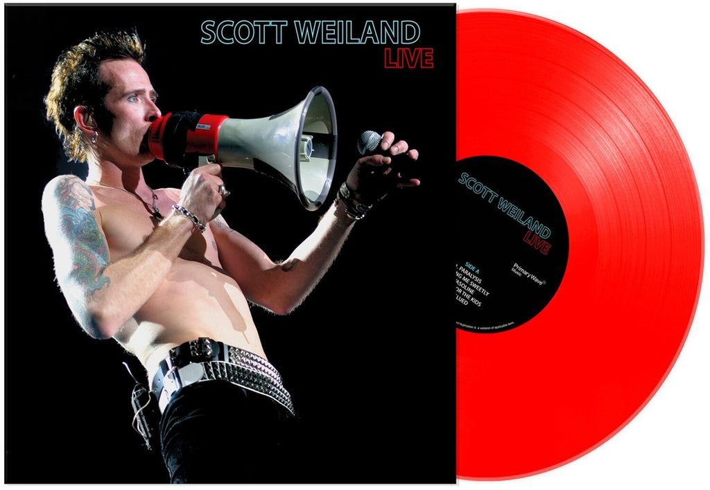 Scott Weiland - Live Red LP packshot