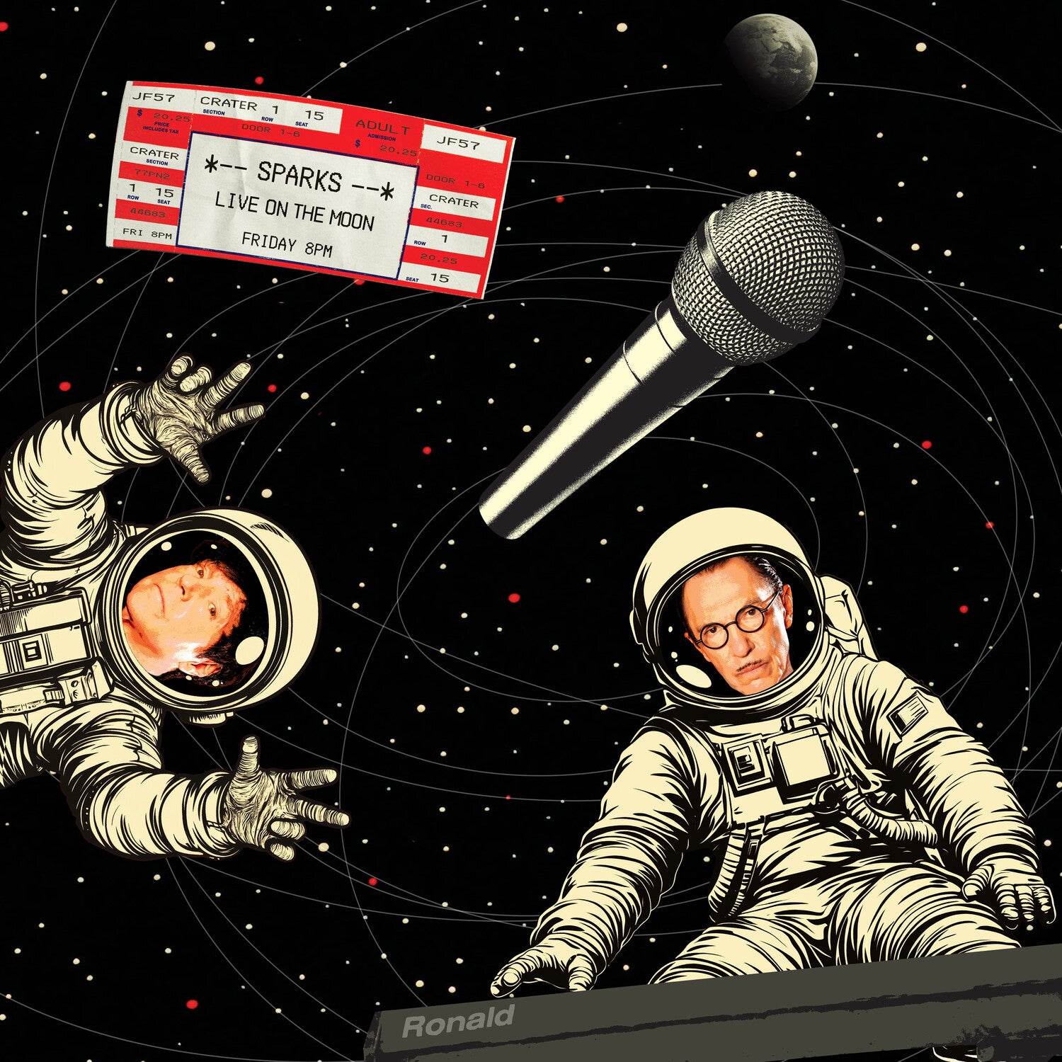 Sparks - Sparks Live on the Moon LP front cover