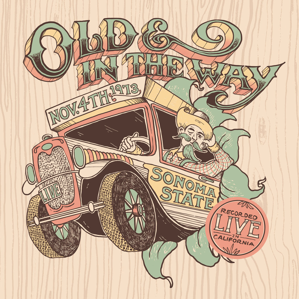Old & In The Way - Live at Sonoma State 11/4/73 jacket and vinyl