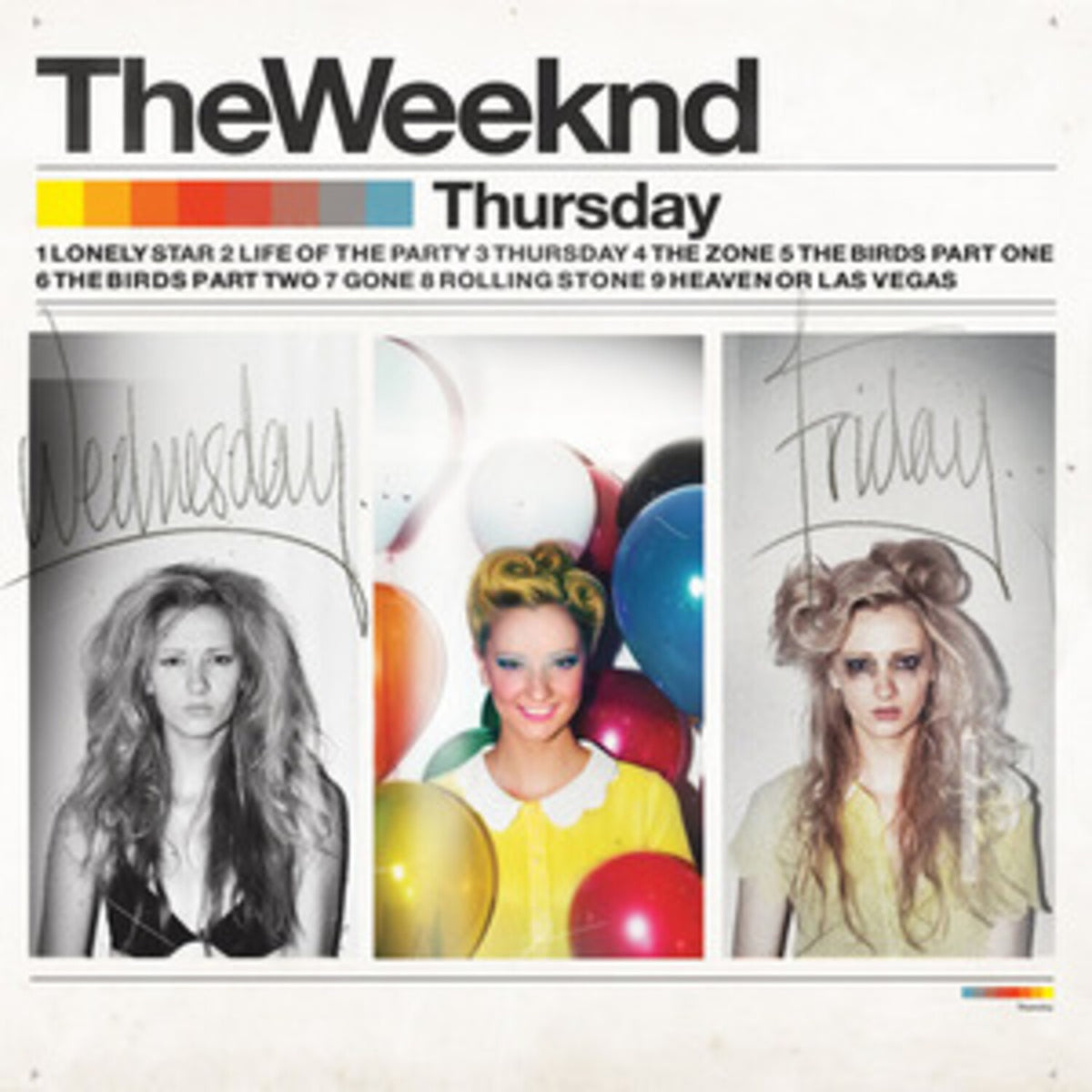 The Weeknd - Thursday - LP album cover
