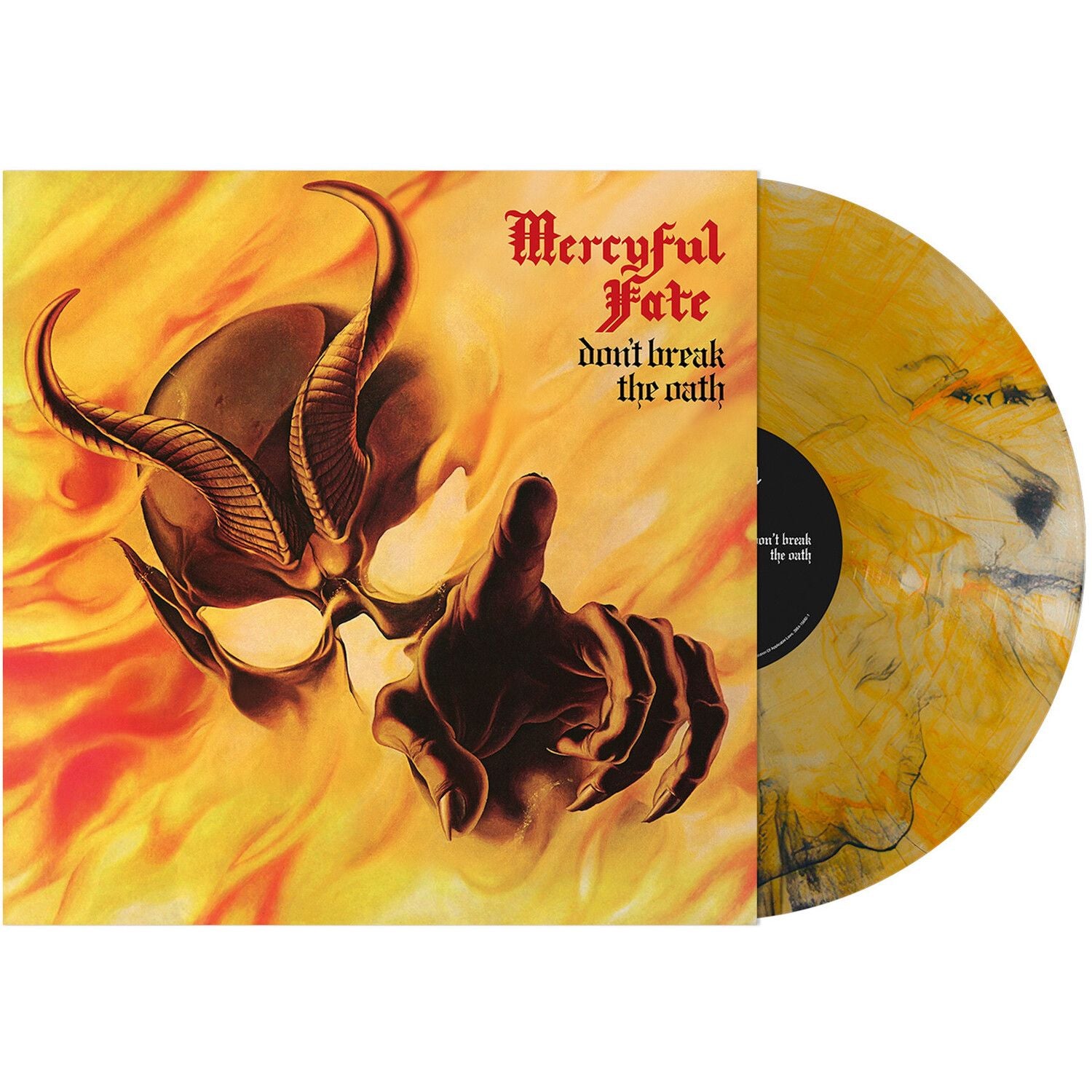 Mercyful Fate - Don't Break the Oath - Orange, Yellow & Black Smoke LP