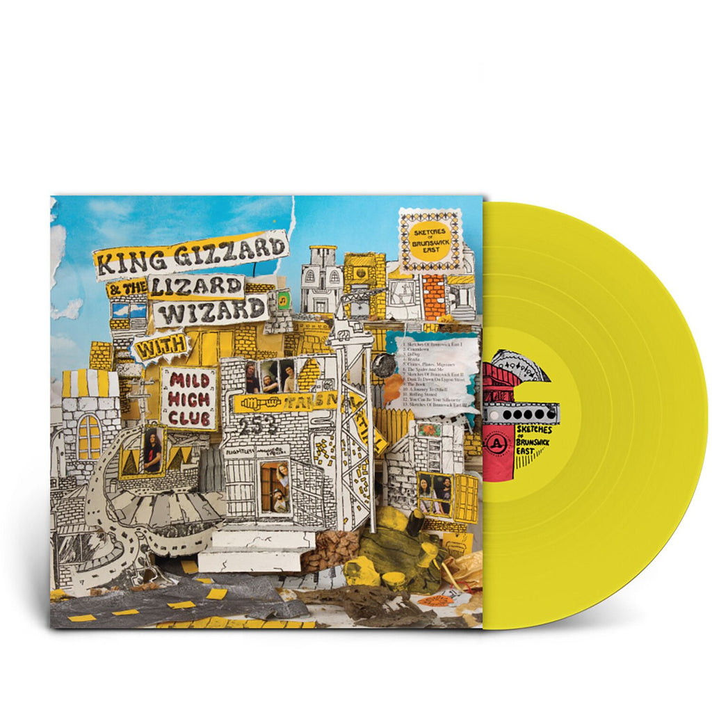 King Gizzard and the Lizard Wizard - Sketches of Brunswick East yellow Ecosonic vinyl