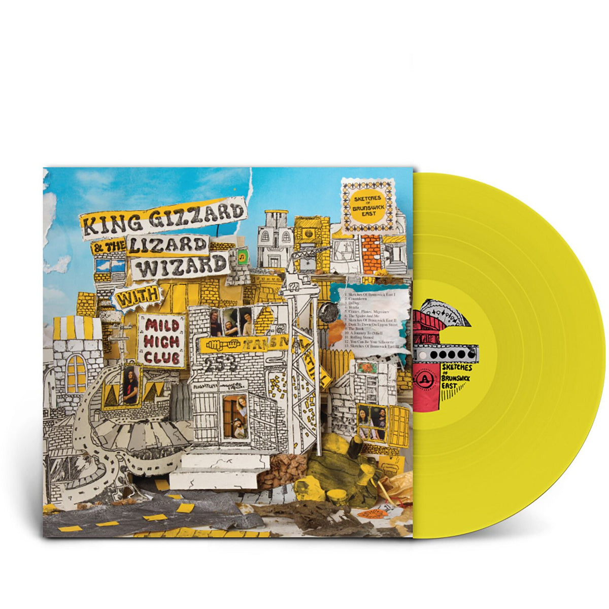 King Gizzard and the Lizard Wizard - Sketches of Brunswick East yellow Ecosonic vinyl