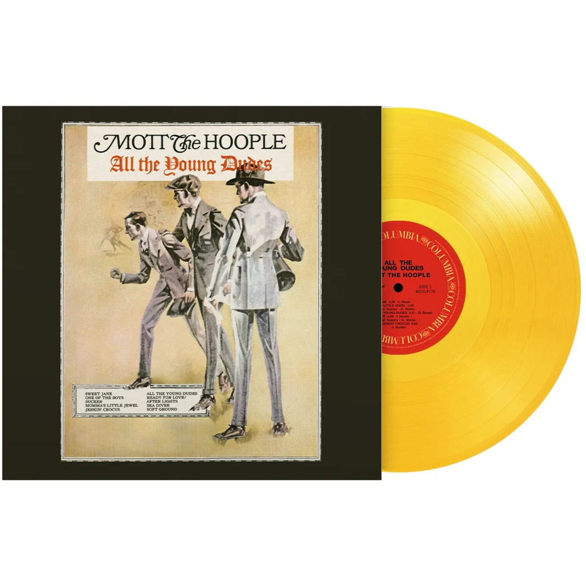 Mott the Hoople - All the Young Dudes - Yellow Music On Vinyl LP