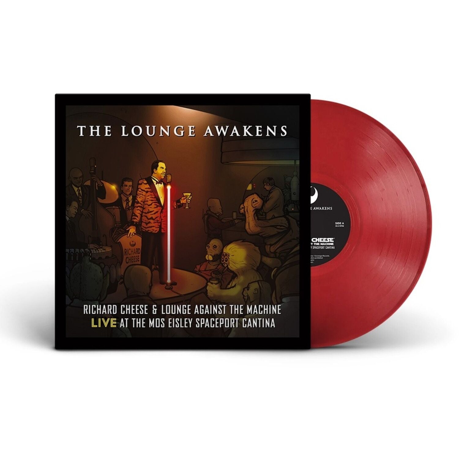 Richard Cheese - The Lounge Awakens red vinyl packshot
