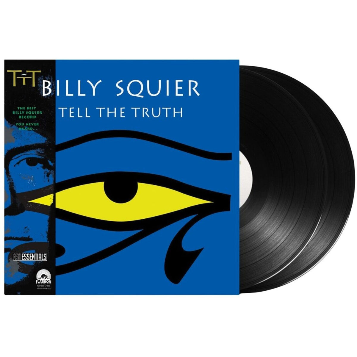 Billy Squier - Tell the Truth - RSD Essential 2LP jacket and vinyl packshot