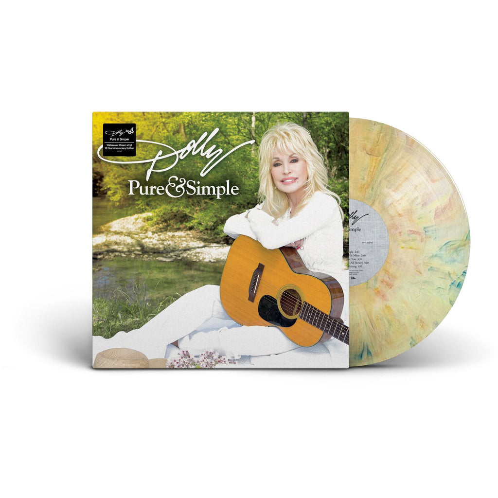Dolly Parton - Pure & Simple 10 Year Anniversary Watercolor Dream LP
