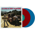 J.J. Cale & Eric Clapton - The Road to Escondido rusty red and sky blue 2LP