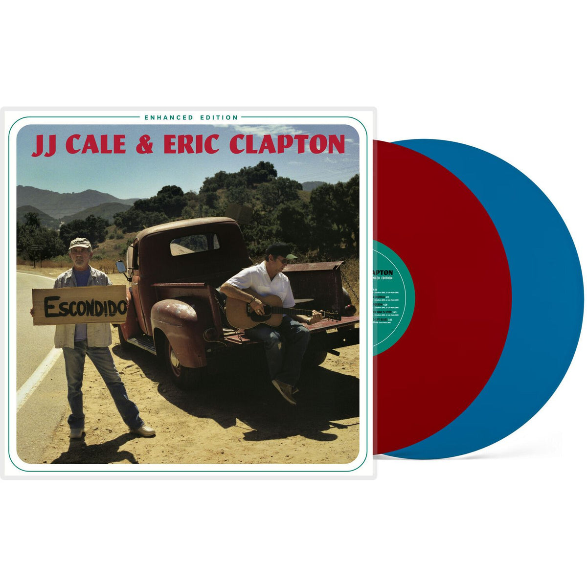 J.J. Cale & Eric Clapton - The Road to Escondido rusty red and sky blue 2LP