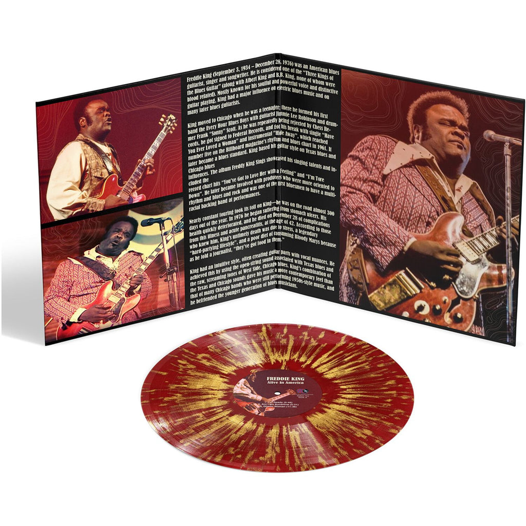 Freddie King - Alive in America gold and red vinyl