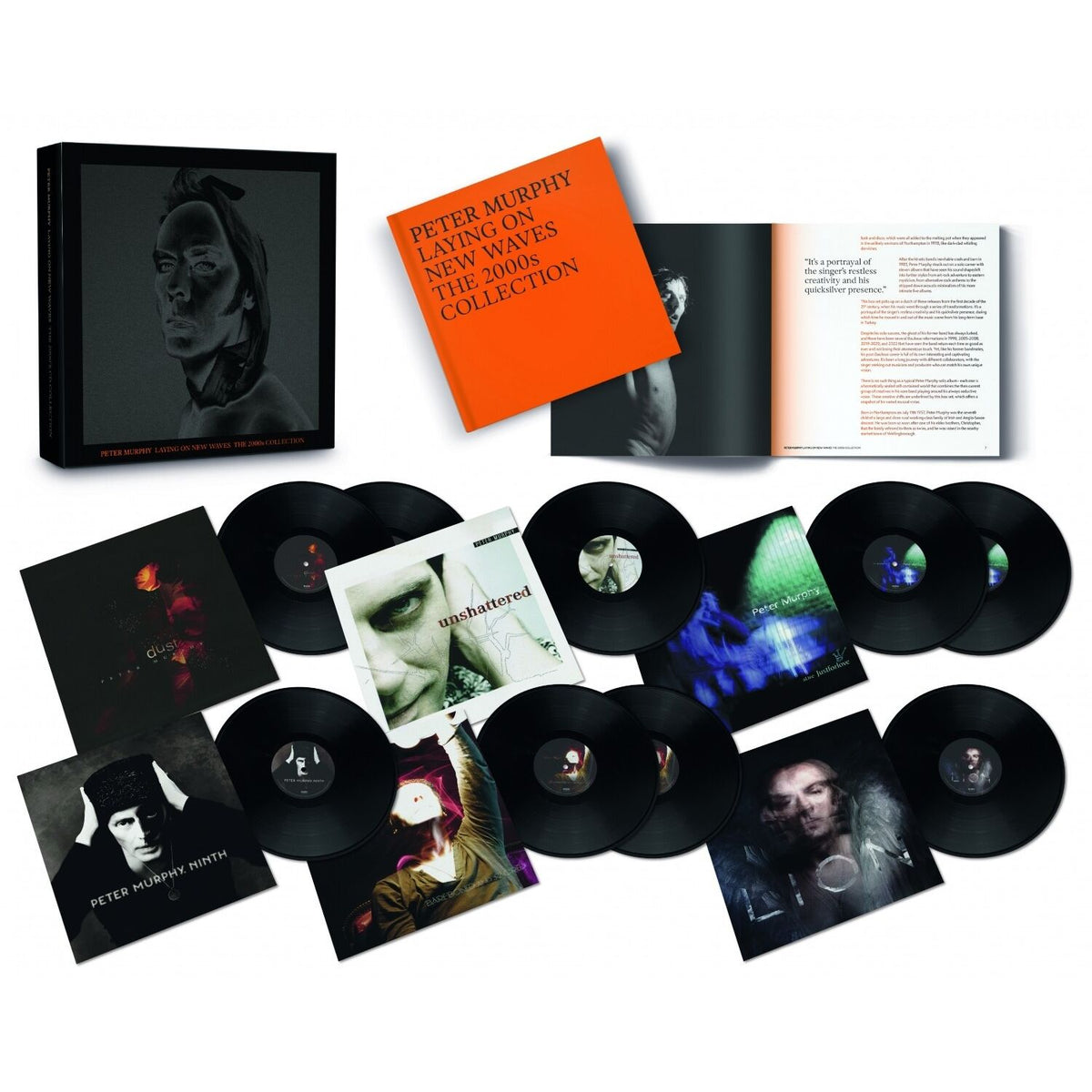 Peter Murphy - Laying On New Waves box contents