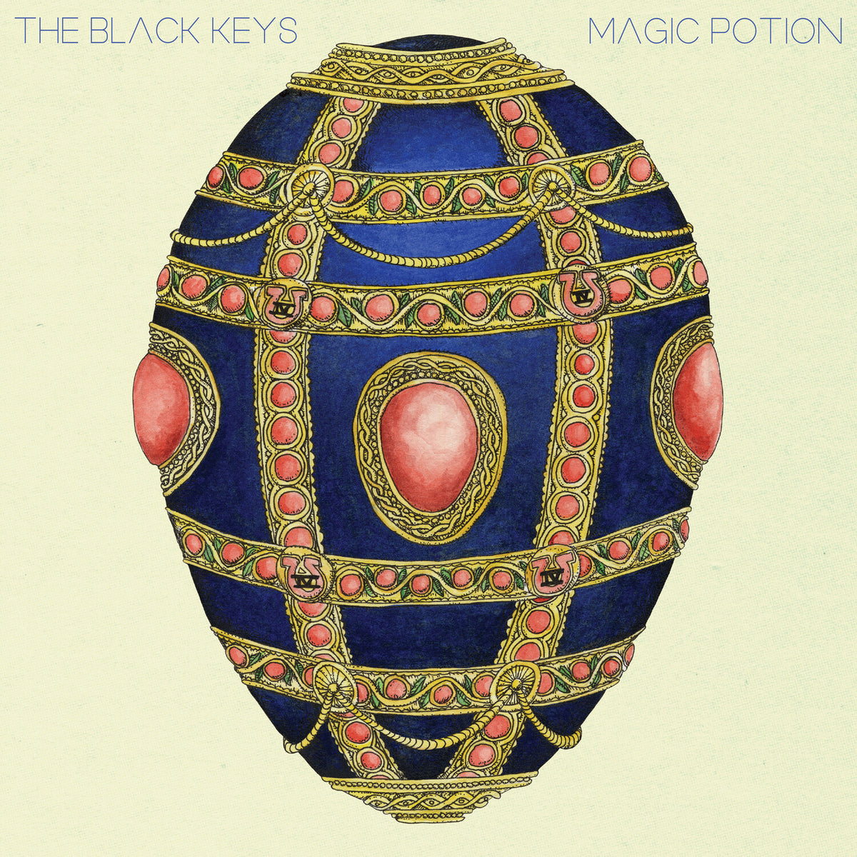 The Black Keys - Magic Potion - Magic Potion Blue LP front cover