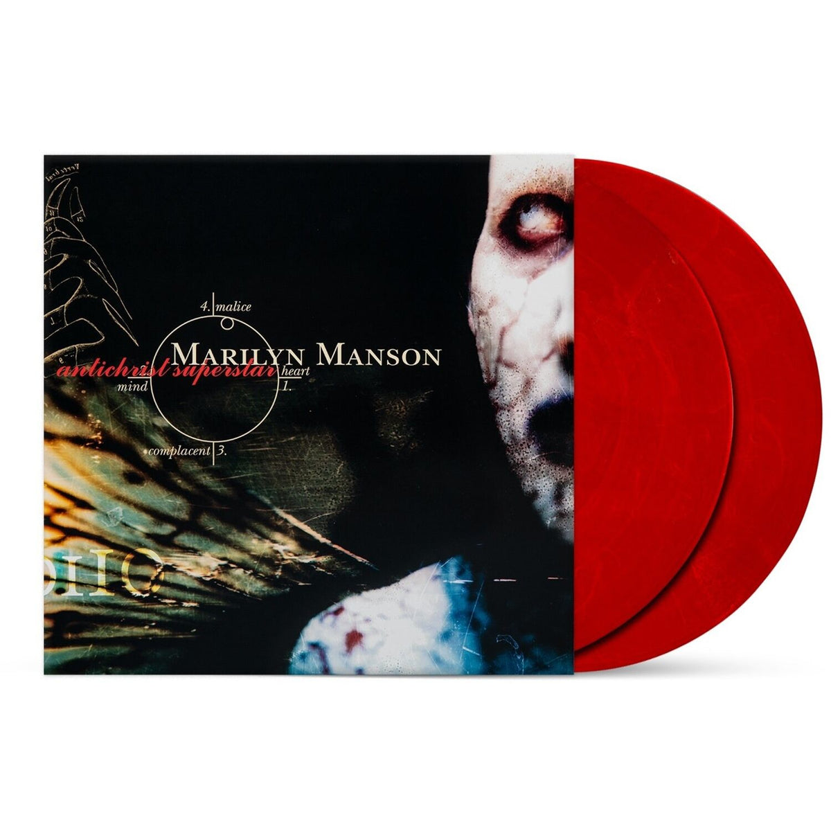 Marilyn Manson - Antichrist Superstar 30th Anniversary - Iridescent Red with Gold Swirl 2LP