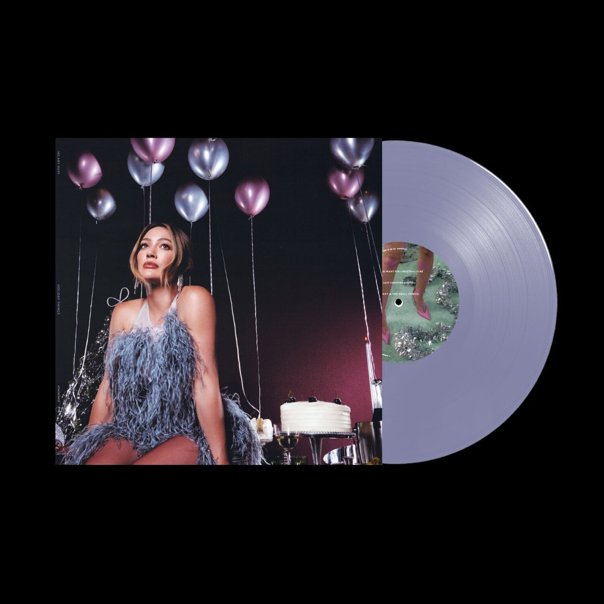 Hilary Duff - Holiday Things - Winter Dusk LP front cover