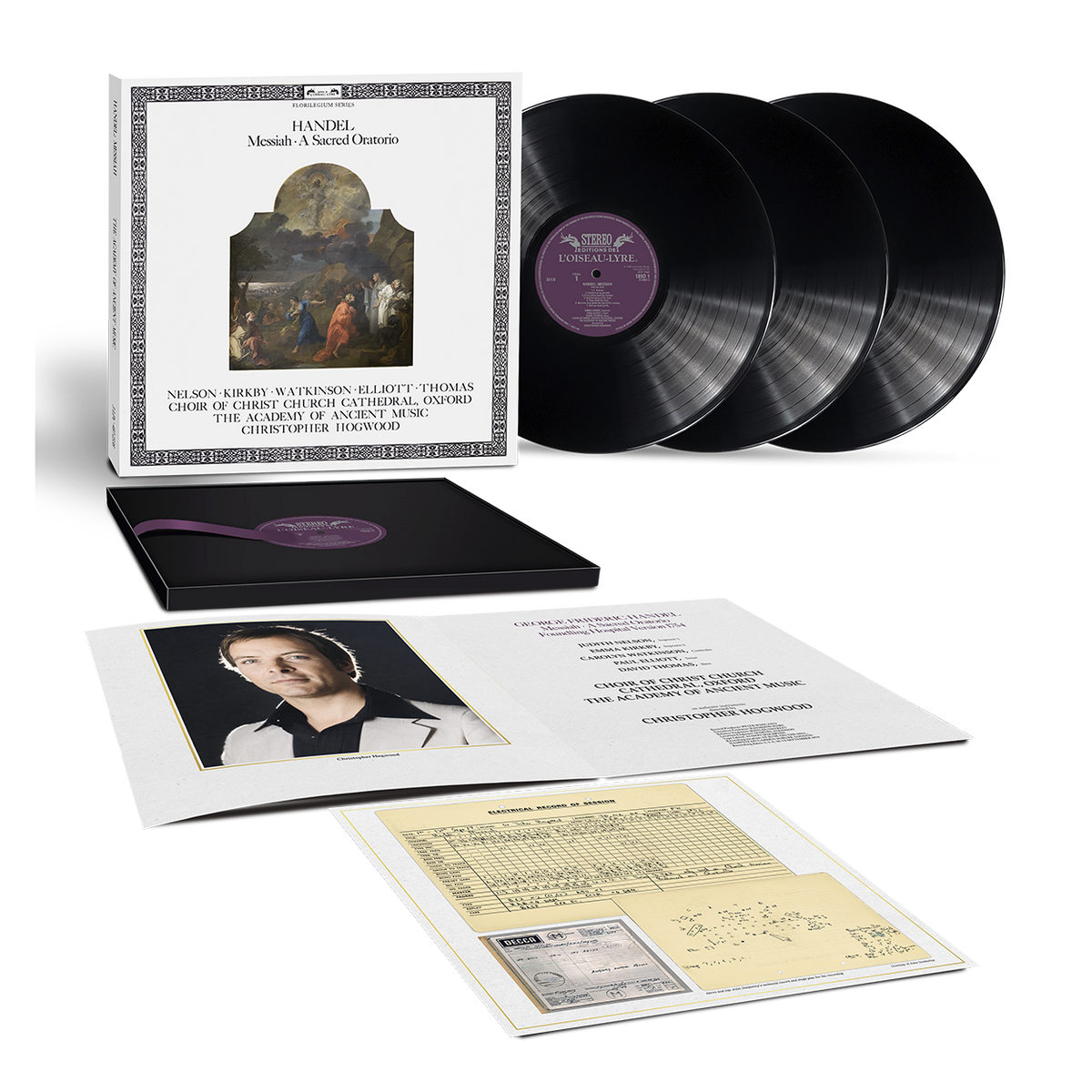 Christopher Hogwood - Handel: Messiah - Decca Pure Analogue LP Box Set