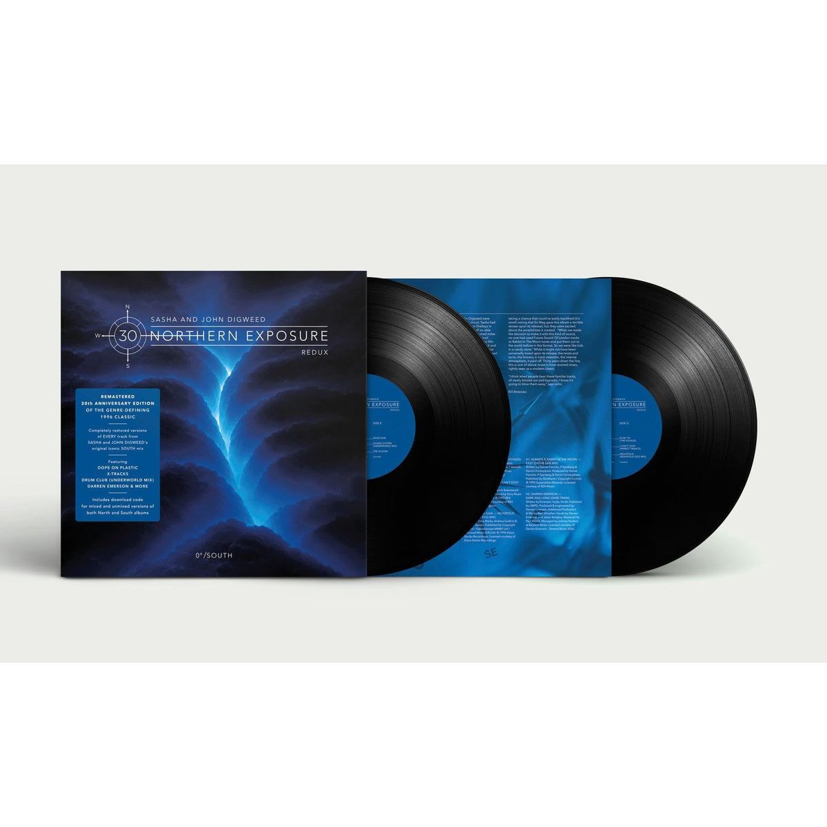 Sasha & John Digweed - Northern Exposure Redux: South - Black 2LP packshot