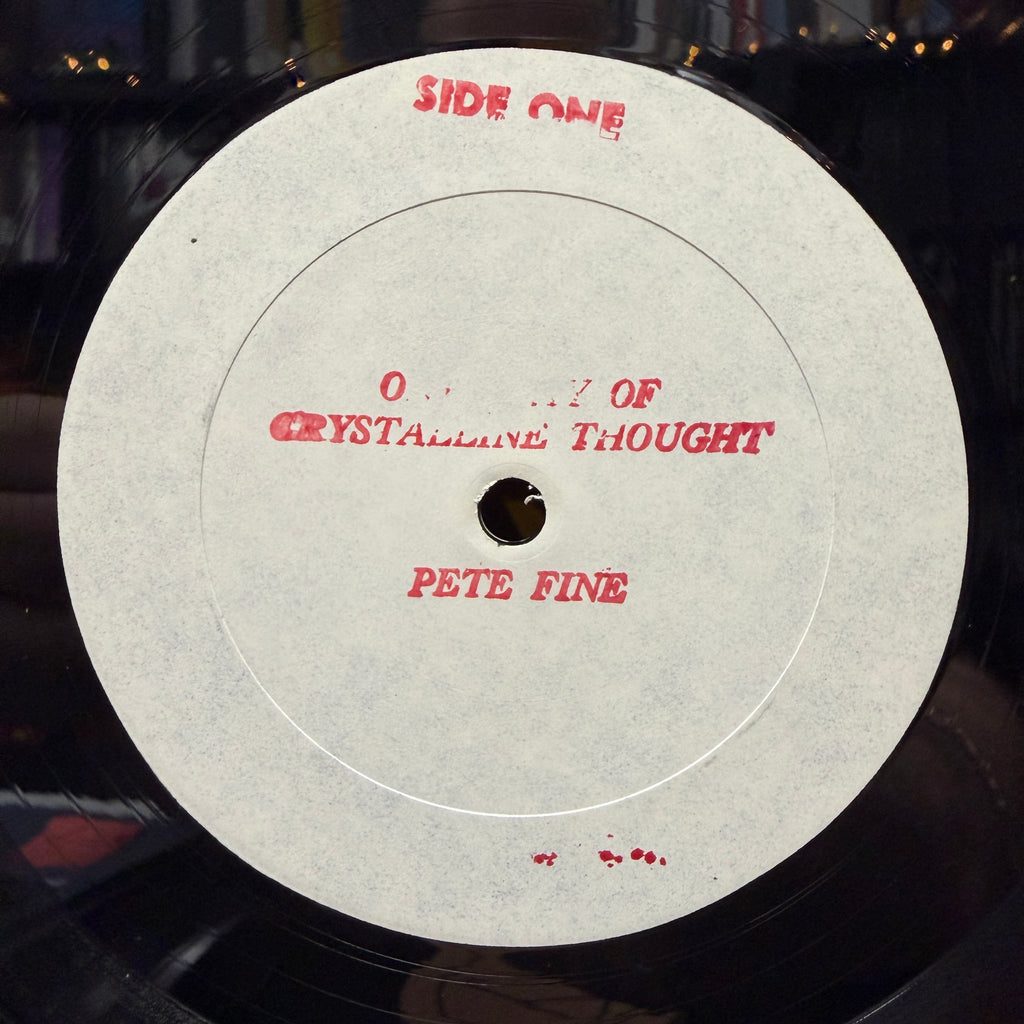 Pete Fine - On A Day Of Crystaline Thought - LP
