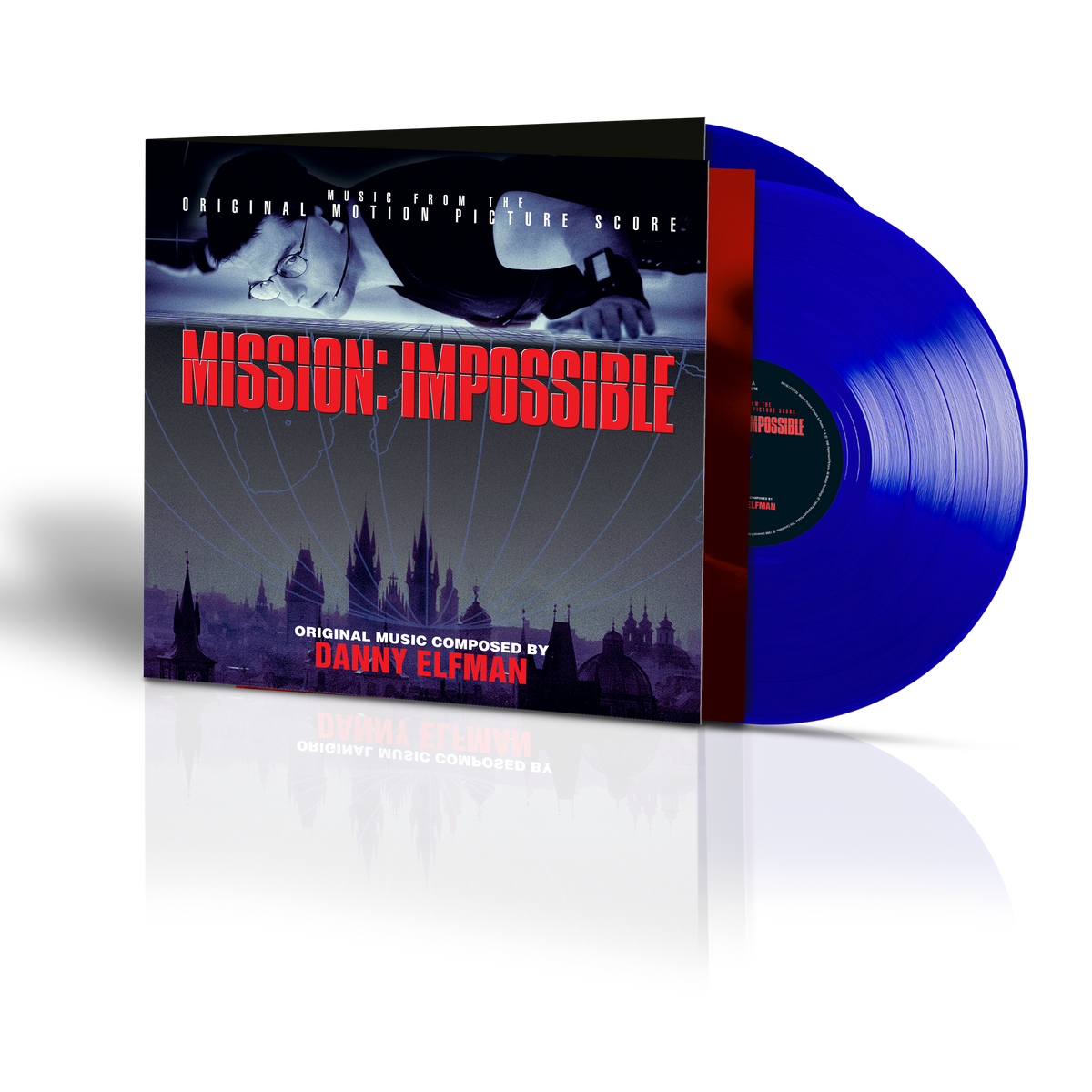 Danny Elfman - Mission: Impossible (Original Score) (30th Anniversary) - Transparent Blue LP packshot