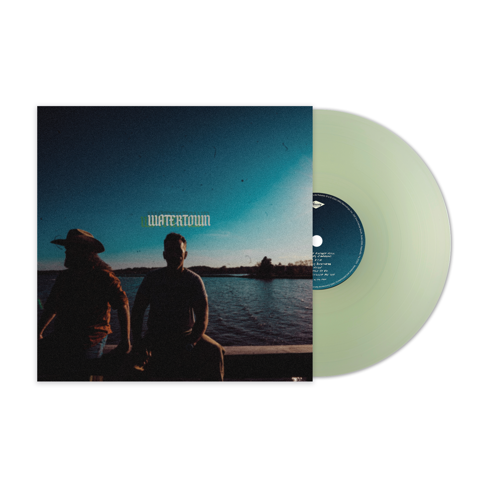 Brothers Osborne - Watertown - Sandbar LP indie exclusive jacket and vinyl packshot