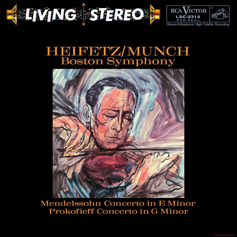 [Pre Order] Jascha Heifetz, Charles Munch, & Boston Symphony Orchestra - Mendelssohn: Concerto In E Minor / Prokofieff: Concerto In G Minor - Analogue Productions 45rpm LP