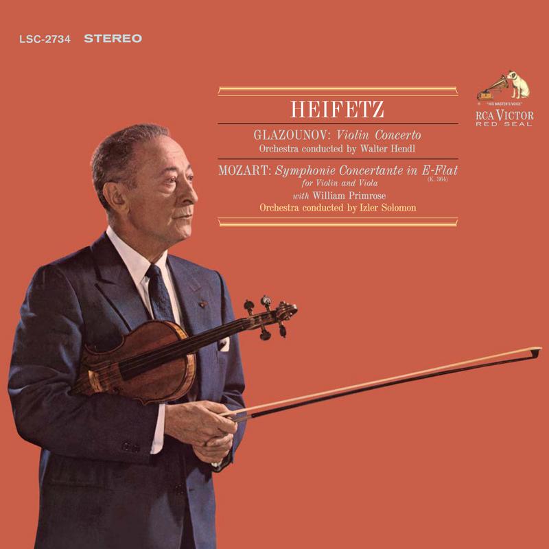 [Pre Order] Jascha Heifetz, Walter Hendl, Izler Solomon, William Primrose - Glazounov: Violin Concerto / Mozart: Symphonie Concertante in E-Flat - Analogue Productions 45rpm LP *