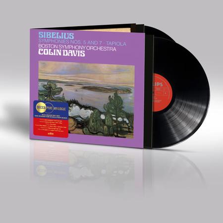 [Pre Order] Colin Davis, Boston Symphony Orchestra - Sibelius: Symphonies Nos. 5 and 7, Tapiola - Decca Pure Analogue LP *