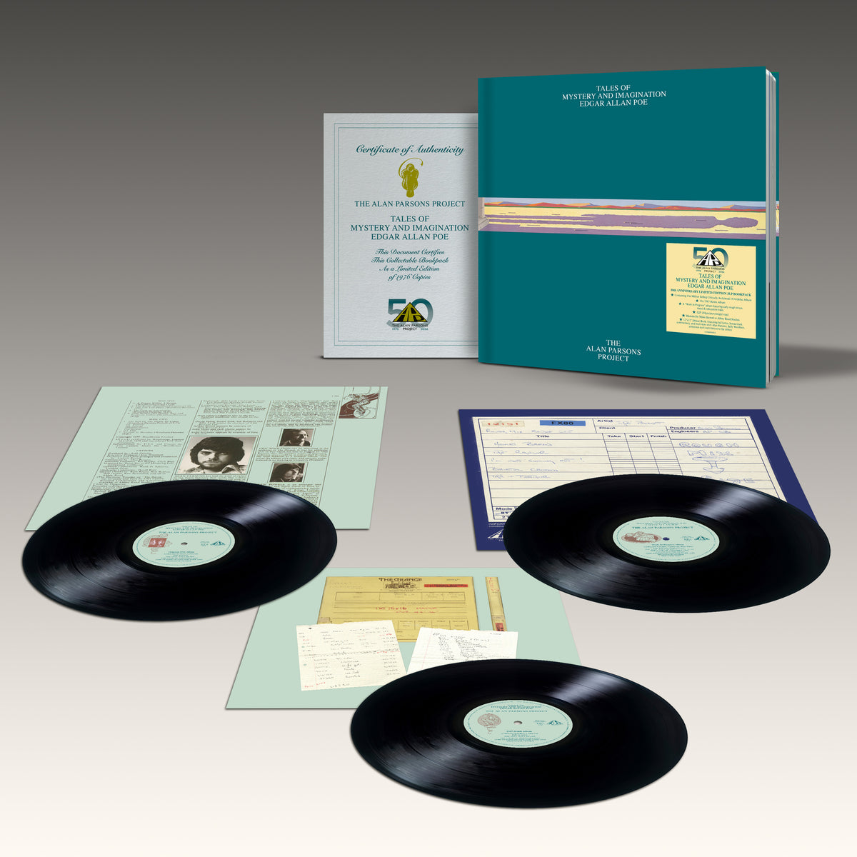 The Alan Parsons Project - Tales Of Mystery And Imagination Edgar Allan Poe (50th Anniversary) - Deluxe Edition LP packshot