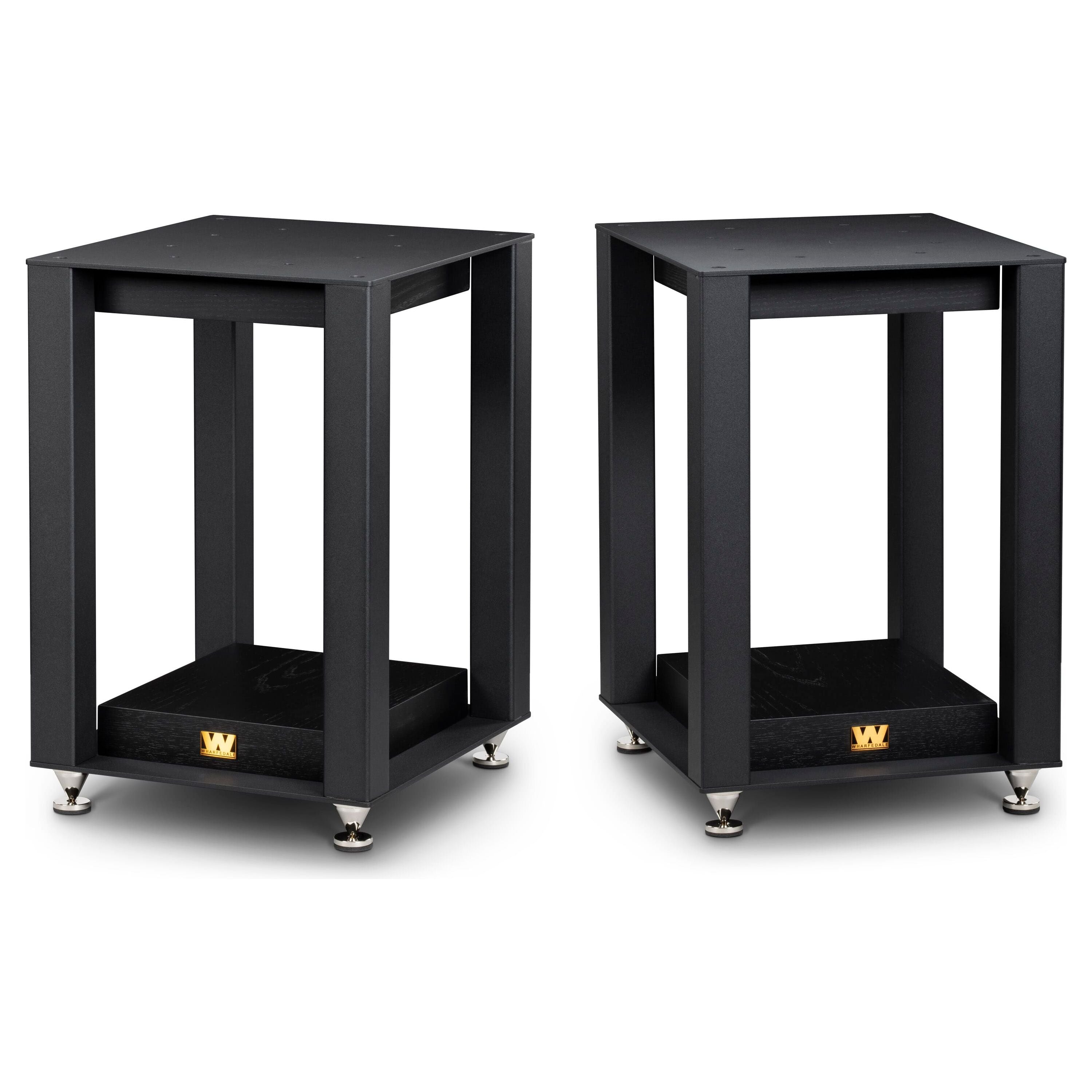 Wharfedale Linton speaker stands, Black Oak