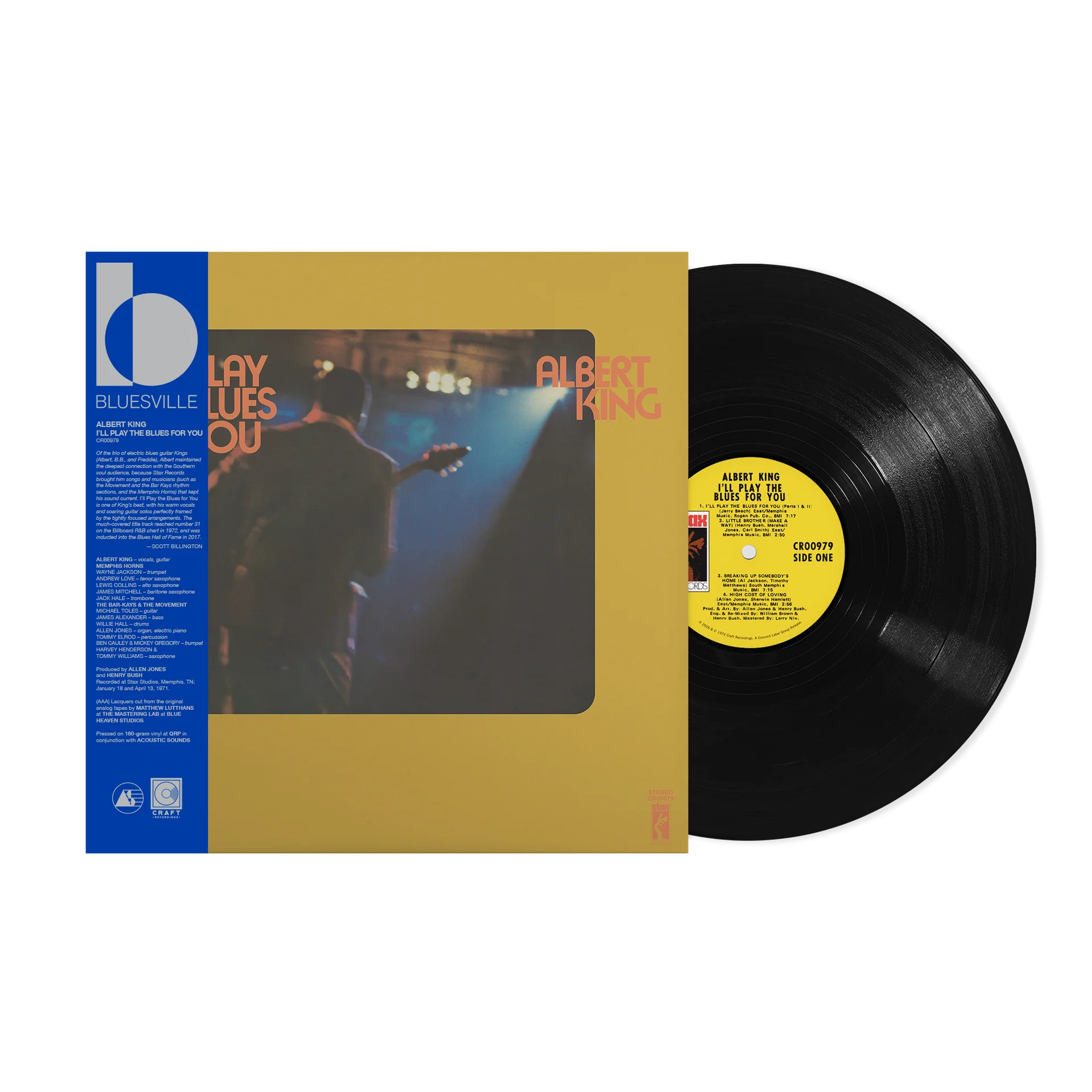 Albert King - I'll Play the Blues For You - Bluesville Series LP