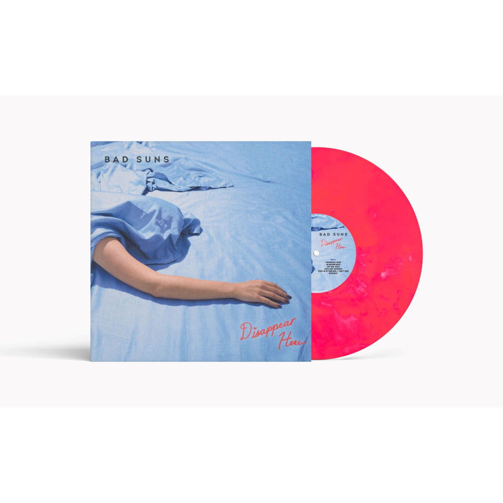 Bad Suns - Disappear Here neon coral vinyl packshot