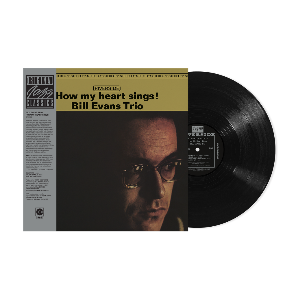Bill Evans Trio - How My Heart Sings - OJC LP with obi