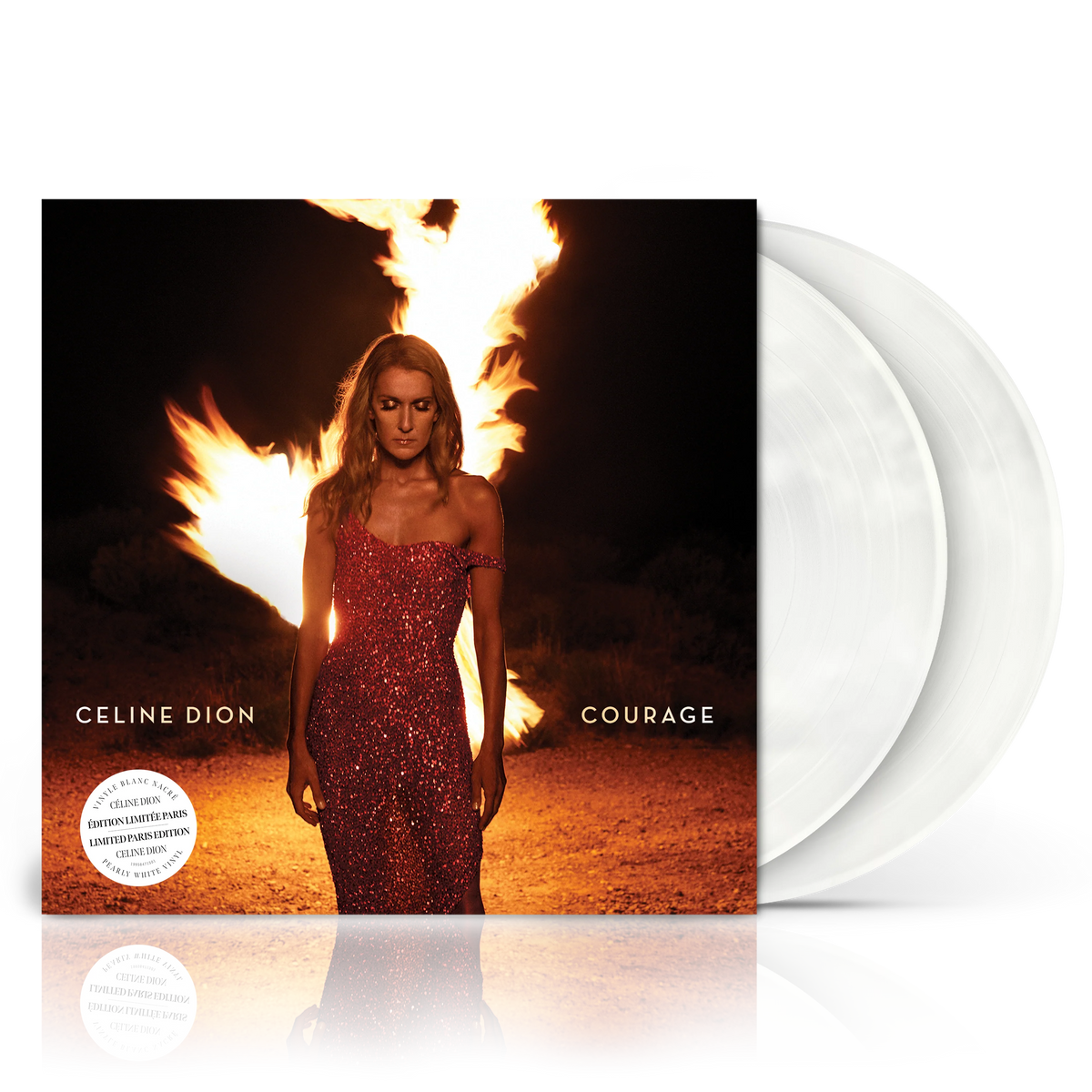 Céline Dion - Courage - Pearly White LP