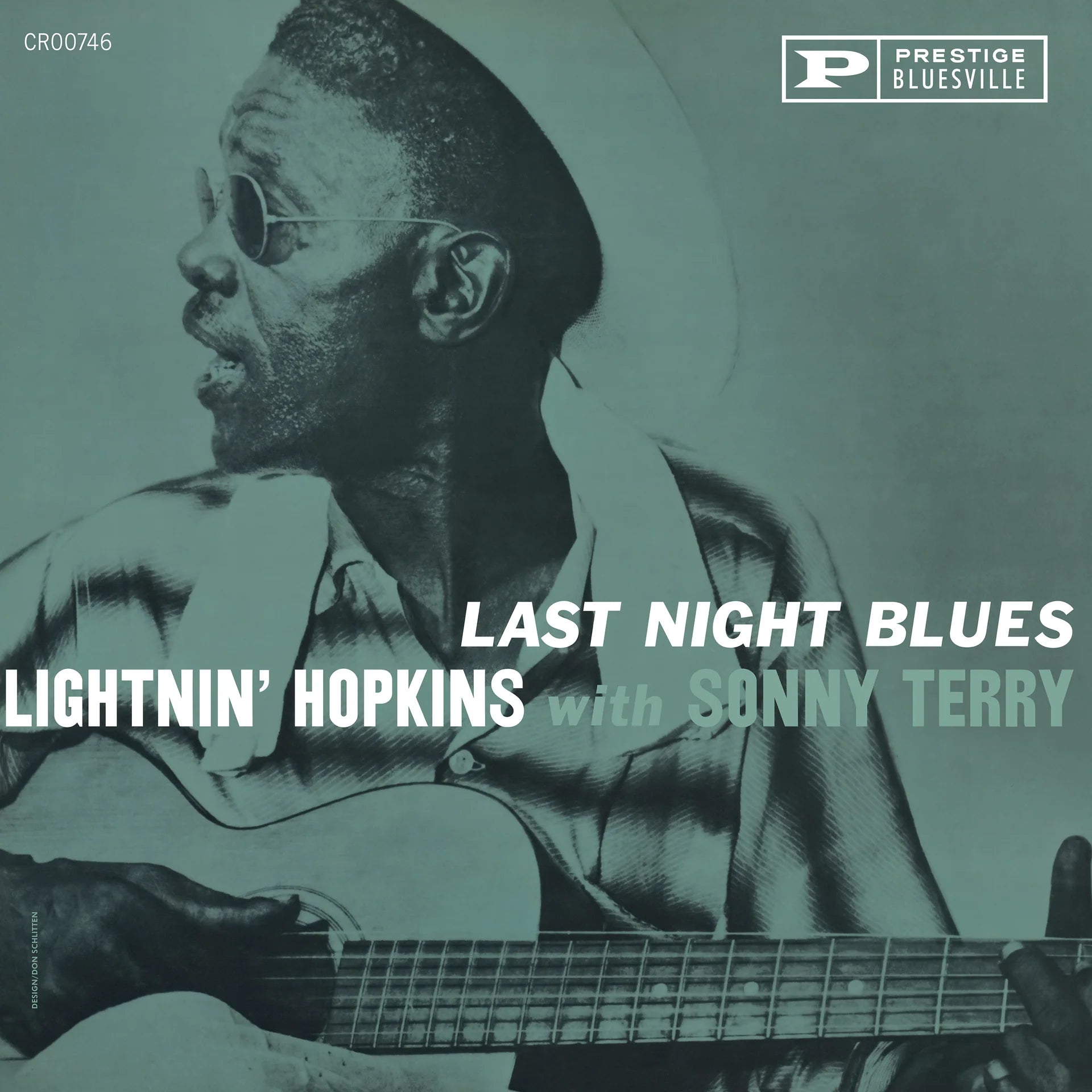 Lightin' Hopkins - Last Night Blues - Bluesville Acoustic Sound Series LP